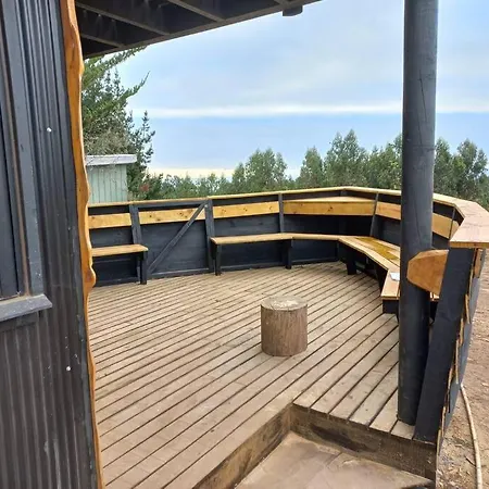 Preciosa Mini-Casa-Bote Bien Ubicada Y Linda Vista Vila Buchupureo Exterior foto